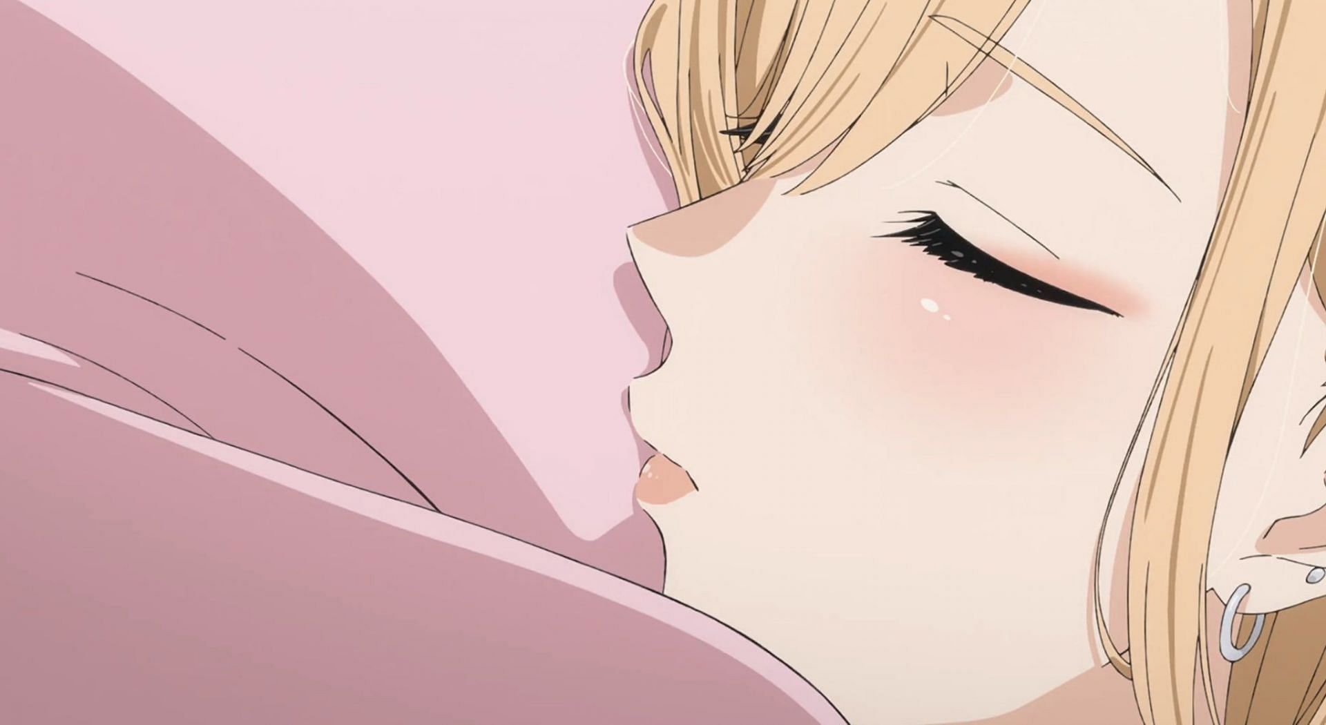 Marin kisses Gojo (Image via CloverWorks)